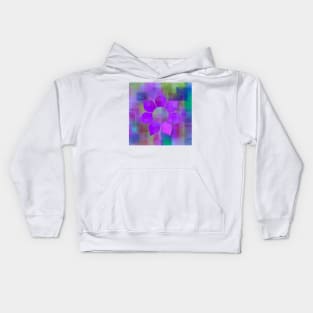 Violet Flower Power - Maps &amp; Apps Series Kids Hoodie